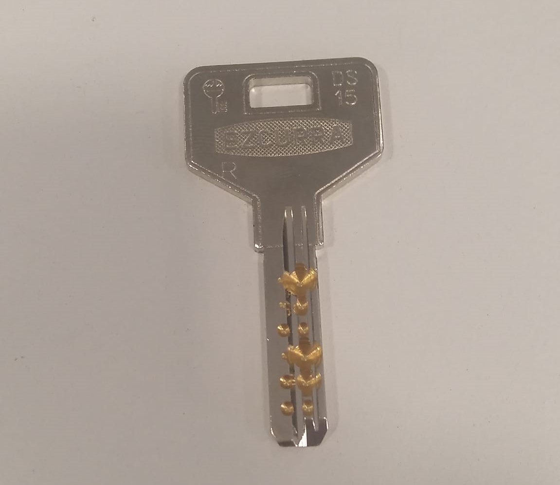 Copia de llave de seguridad de puntos con lectura electrónica